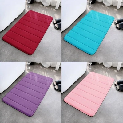 Polyester Coral Fleece Bath Mat For Bathroom And Spa With Nonslip Baing - Image 1 of 4