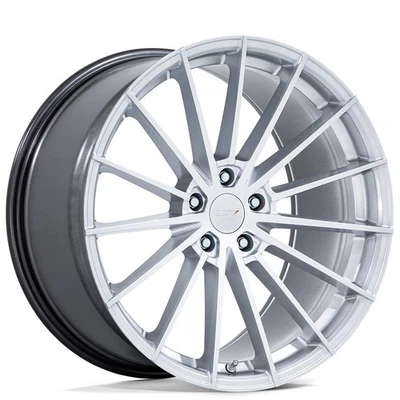 F19x8.5/R19x10.5" Staggered TSW Wheels TW005 Goodwood Hyper Silver Flow (S04) - Image 1 of 4