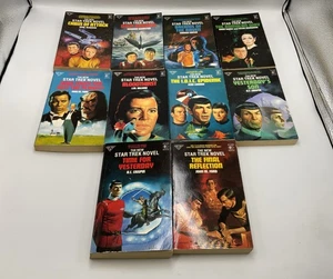 10 x The New Star Trek Novel Vintage Paperback Books #1-10 In The Series - Picture 1 of 16