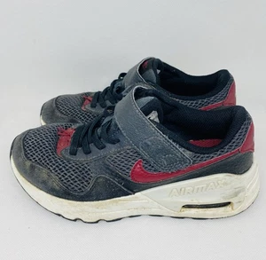 Nike AIR MAX  Kids 1.5Y Burgundy Black White DQ0285-002 Athletic Sneakers - Picture 1 of 9