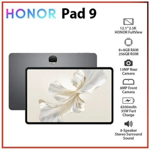 Honor Pad 9 12.1" inch 120HZ 2.5K Screen 8GB 256GB Grey Wi-Fi Tablet NEW SEALED - Picture 1 of 2