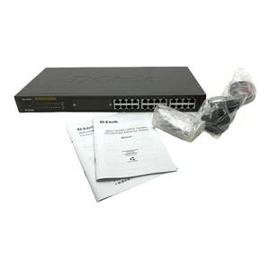 Commutateur Fast Ethernet D-Link DES-1016R+ 1024R+ série 10/100 systèmes de bureau NEUF - Photo 1/7