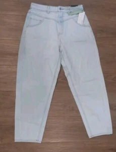 Frank And Oak Balloon Jeans - Y2K Light Wash Denim, Größe 29, "Linda" Fit - Bild 1 von 8