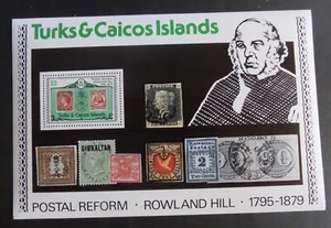 Turks & Caicos 1979 Death Cent Rowland Hill MS MS551 MNH UM unmounted mint - Imagen 1 de 1