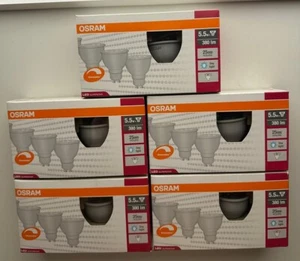 5 X 4 Pack (20 Globes) Osram LED Superstar GU10. 5.5W 380Im Daylight Downlight. - Picture 1 of 6