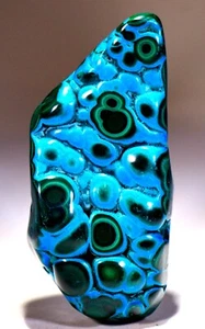 4.1 inch 7 oz Top Vivid Chrysocolla with Malachite, Congo! CR529 - Picture 1 of 4