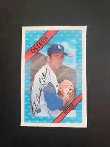 1972 Kellogg's Claude Osteen Los Angeles Dodgers #34 VG CRACKED - Picture 1 of 2