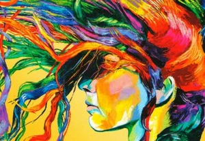 Rompecabezas WINDSWEPT arco iris obras de arte 300 piezas SIN CAJA NUEVO - Imagen 1 de 2