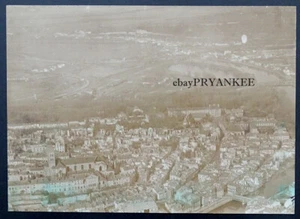 WW1 Photo AERIAL VIEW of BOMB DAMAGE at VERDUN FRANCE Battle / 1st Aero Squadron - Picture 1 of 2