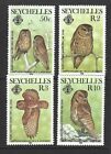 Seychelles Stamps 1995 Birds Bare Legged Scops Owl Cat 17 Mnh