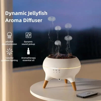 Humidifiers for bedroom jellyfish ultrasonic air smart remote control dynamic - Image 1 of 4