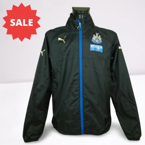 Newcastle United WINDPROOF TRAINING TRACK JACKET ZIP PUMA SIZE M MINT #../[ Cover