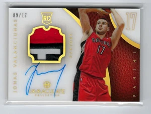 Jonas Valanciunas 12/13 Immaculate auto rookie #105 serial #09/17 - Picture 1 of 2