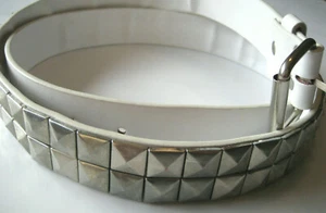 GÜRTEL NIETENGÜRTEL PYRAMID RIVET BELT PYRAMIDENNIETEN 2 REIHEN 2 ROWS # 5 - Bild 1 von 3