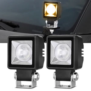 For 2016-2023 Tacoma 2.3" LED Spot Ditch Light Kit w/Amber DRL Offroad Driving - Bild 1 von 12