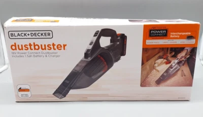 Black & Decker Dustbuster BCHV001C1 Handstaubsauger Akkusauger Schwarz #KT8328X- - Bild 1 von 4