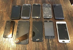 Cell Phone Lot - Cellular -  Apple / Samsung / LG, Etc Untested PARTS ONLY AS-IS - Picture 1 of 5