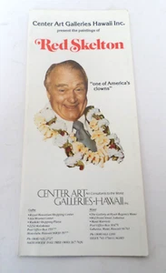 Pamphlet of Red Skelton at Center Art Galleries Hawaii - Clowns - Order Form - Picture 1 of 5
