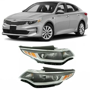 USA Built Left & Right Headlight for 2016-17-2018 Optima Head Light Lamp NON LED - Picture 1 of 12