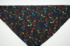 Dog Bandana, Over The Collar, scarf,clothes, Size S,M,L Music!