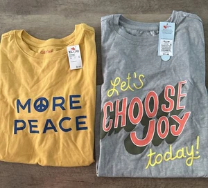 NWT Target Youth Cat & Jack XL / Women’s Small Shirt Bundle Of 2 - Picture 1 of 4