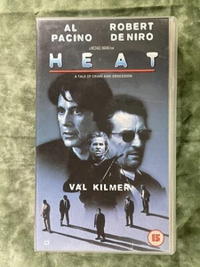 Heat VHS PAL Video Tape Cert 15 Robert De Niro Al Pacino 1995 - Picture 1 of 3