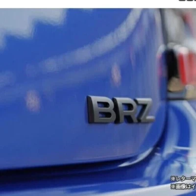 JDM OEM BRZ Rear Emblem Budge Letter Mark Laster Black 10th Anniversary Limited - Image 1 of 4