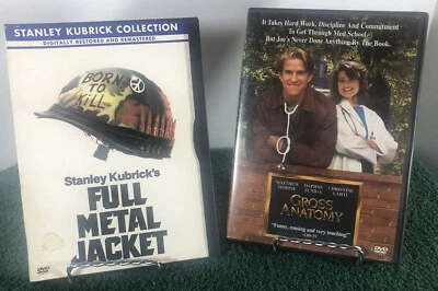 2 Matthew Modine DVD’s- Full Metal Jacket D'Onofrio Ermey & Gross Anatomy Zuniga - Image 1 of 4