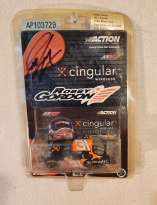 2003 Robby Gordon Autographed #31 Cingular Wireless 1:64 NASCAR Action AP103729 - Image 1 of 4