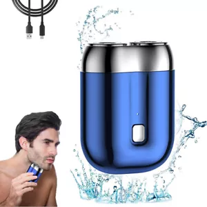 New Upgrade Model Mini Dual-Head Electric Shaver Portable For Men Razor USB - Picture 1 of 12