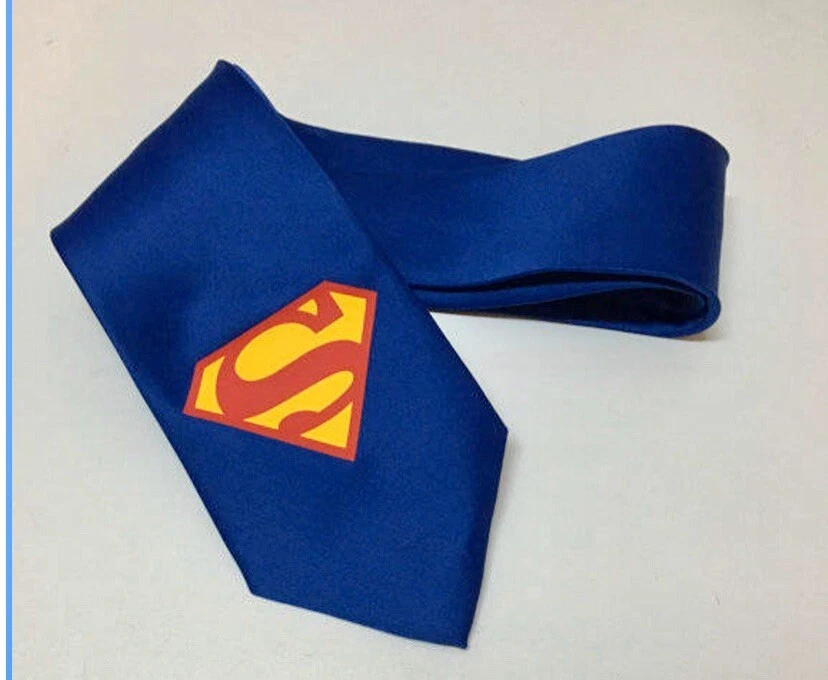Corbata de superhéroe, azul real, gran regalo Foto 1 de 1