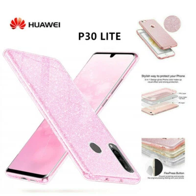 Cover Custodia Brillantini Brillante Lucciante per HUAWEI P30 LITE - Immagine 1 di 3