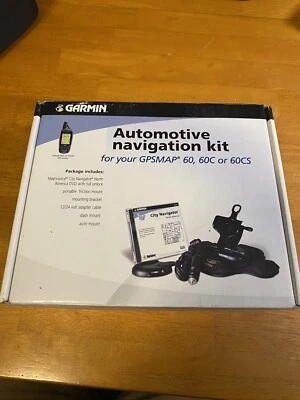 Garmin Gpsmap 60CSx + Automotive Kit Bundle, charger manuals mount Free Shipping - Image 1 of 4