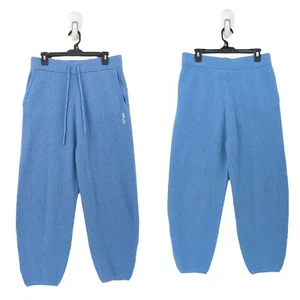 RLX Ralph Lauren Women Cashmere Wool Pants Hatteras Blue Ribbed Balloon Knit NEW - Picture 1 of 47