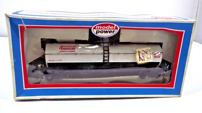 Model Power Model Train HO Scale American Chemicals And Plastics Tank Car - Image 1 of 4