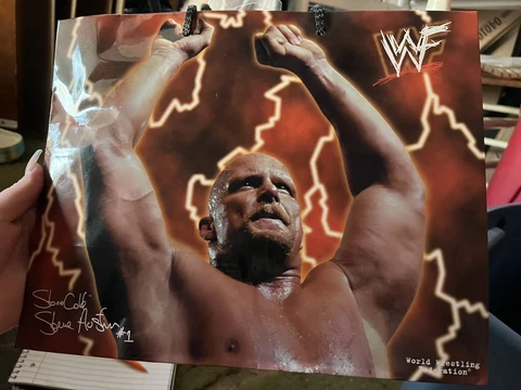 Vintage WWF Stone Cold Steve Austin Birthday Gift Bag American Greetings 1999 Cover