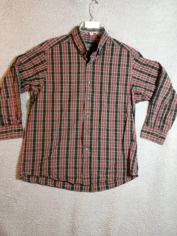 Club Room Size 16 1/2 - 32/33 Long Sleeve Button Up Dress Shirt 44" around waist — 第 1/4 张图片