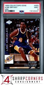 1999 COLLECTOR'S EDGE KB8 #KB3 KOBE BRYANT HOF POP 4 PSA 9 - Picture 1 of 3