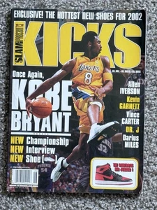 Kobe Bryant #26 Los Angeles Lakers Slam Kicks Magazine 2001 Collectible - Picture 1 of 5