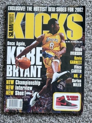 Kobe Bryant #26 Los Angeles Lakers Slam Kicks Magazine 2001 Collectible - Image 1 of 4
