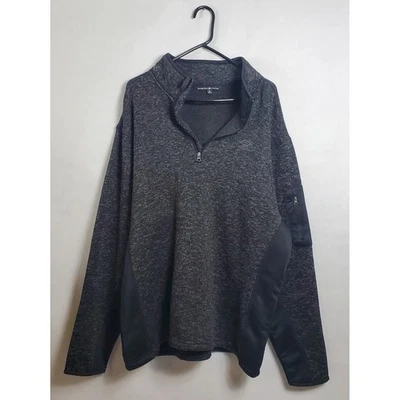 Beverly Hills Polo Club Para hombres Jaspeado 1/4 Cremallera Pullover Sudadera Talla 2X Foto 1 de 4