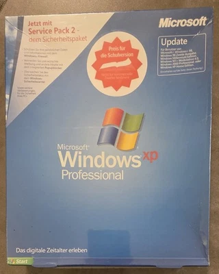Microsoft Windows XP Professional - 32-Bit -Update - Deutsch - Schulversion -NEU - Bild 1 von 3