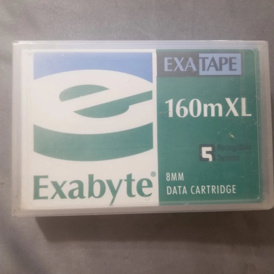 Cartucho de datos EXABYTE 160mXL 8mm EXATAPE~Nuevo y sellado~ENVÍO GRATUITO Foto 1 de 1