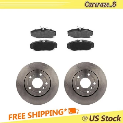 Front Brake Pads and Rotors Set for Land Rover Range Rover 4.0L 1995-2000 - Image 1 of 4