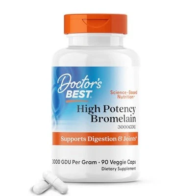 Doctor's Best 3000 GDU Bromelain Proteolytic Digestive Enzymes Supplements, 500 - Image 1 of 4