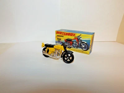 MATCHBOX S/F NO.  18-B HONDARORA HONDA MOTORCYCLE YELLOW BODY MIB - Image 1 of 4