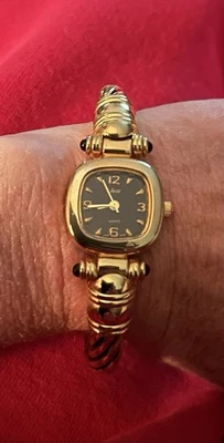 Женские часы Collezio 22 мм золотистый кабель браслет с открытой лентой новый браслет - Изображение 1 из 4