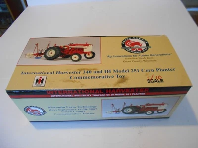2007 SpecCast 1:16 International 340 Utility Tractor w/2 Row Model 251 Planter - Image 1 of 4