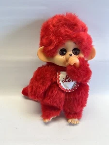 Moonachie Cuddle Wit Love Plush Doll Vintage Toy Monkey Red Can suck thumb read - Picture 1 of 7