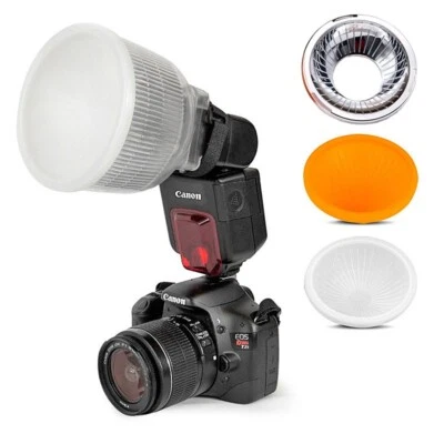 Lambency Flash Diffuser Set SoftBox for Speedlite Nikon SB800 SB600 - Image 1 of 4